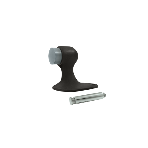 2-1/8" Height Gooseneck Floor Mounted Door Stop Oil Rubbed Bronze