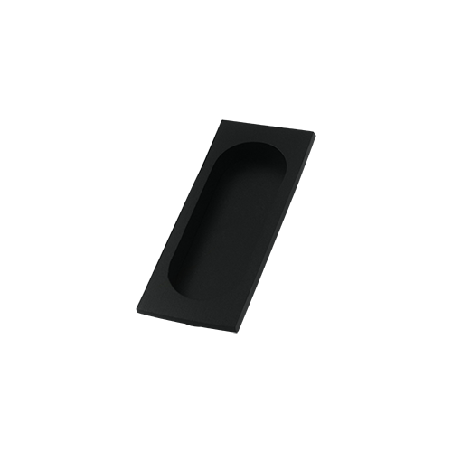 3-7/8" Height X 1-5/8" Width Pocket Door Large Flush Pull Paint Black