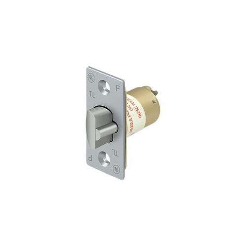 2-3/8" Backset Pro Series Grade 2 Commercial Regular Latch With Strike Plate Entry Brushed Chrome