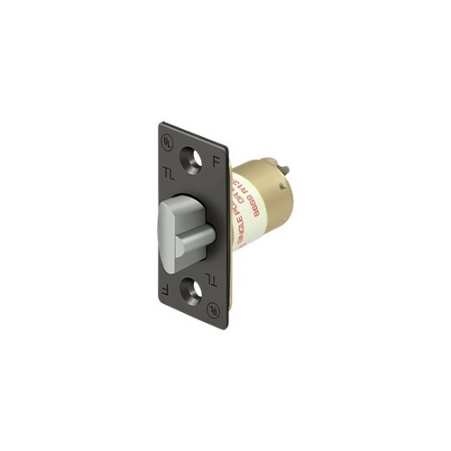 Deltana G2RLE238U10B 2-3/8" Backset Pro Series Grade 2 Commercial Regular Latch With Strike Plate Entry Oil Rubbed Bronze