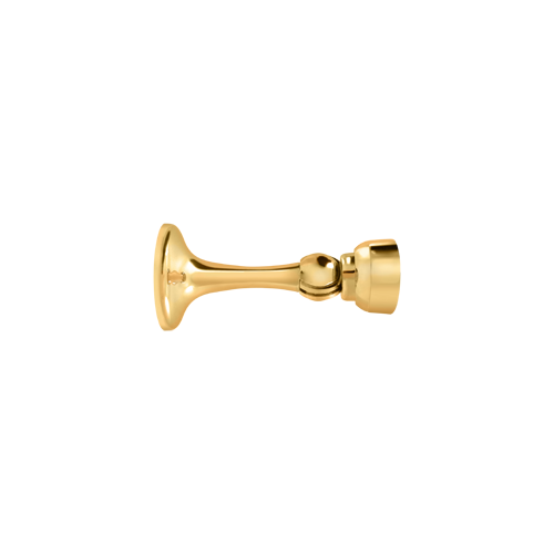 Deltana MDH30CR003 3" Height Round Base Magnetic Door Holder Lifetime Polished Brass