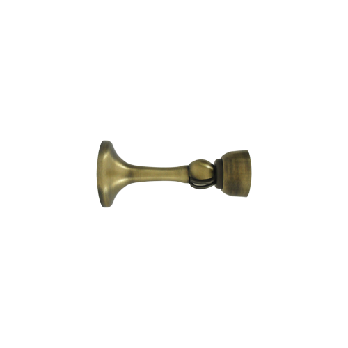 Deltana MDH30U5 3" Height Round Base Magnetic Door Holder Antique Brass