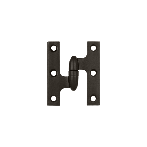 3" Height X 2-1/2" Width Olive Knuckle Door Hinge With Ball Bearing Left Hand Oil Rubbed Bronze