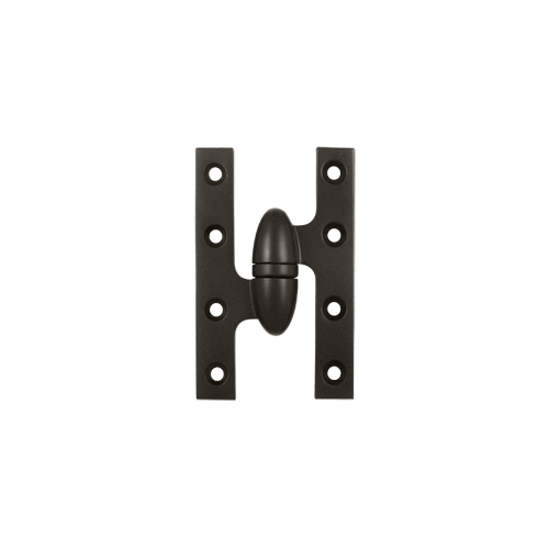 5" Height X 3-1/4" Width Olive Knuckle Door Hinge With Ball Bearing Left Hand Oil Rubbed Bronze