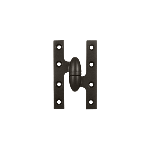 5" Height X 3-1/4" Width Olive Knuckle Door Hinge With Ball Bearing Right Hand Oil Rubbed Bronze