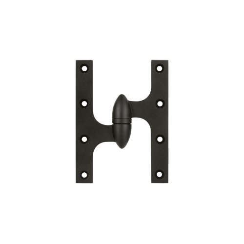 6" Height X 4-1/2" Width Olive Knuckle Door Hinge With Ball Bearing Left Hand Oil Rubbed Bronze