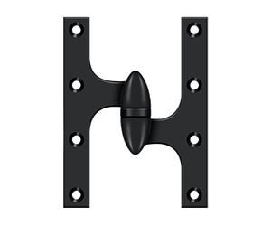Deltana OK6045B26D-L Solid Brass 6-Inch x 4 1//2-Inch Olive Knuckle Hinge