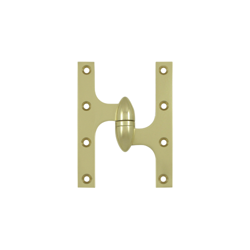6" Height X 4-1/2" Width Olive Knuckle Door Hinge With Ball Bearing Right Hand Unlaquered