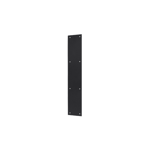 Deltana PP3520U19 20" Height X 3-1/2" Width Door Rectangular Push Plate Without Framed Black