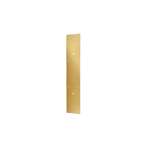 20" Height Push Plate For Door Pull Lifetime Polished Brass