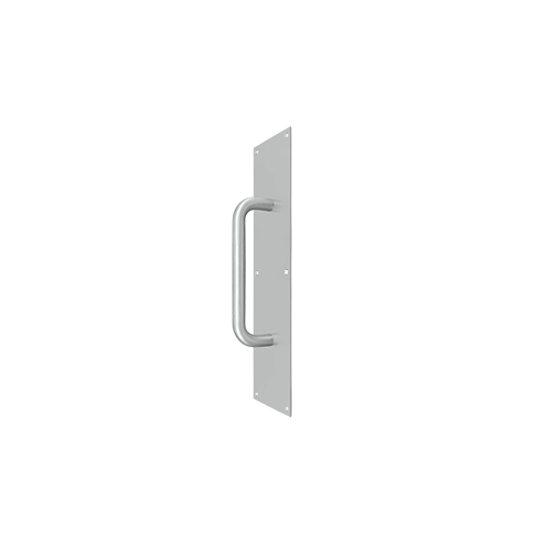 Deltana PPH4016U32D 16" Height X 4" Width Pull Plate With Handle Satin Stainless Steel