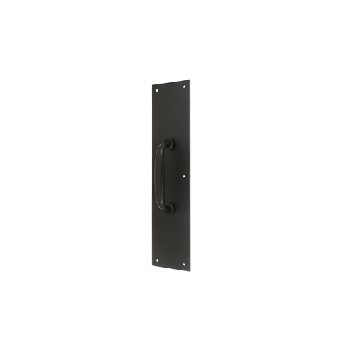Deltana PPH55U10B 15" Height Push Plate For Door Pull With Handle Oil Rubbed Bronze