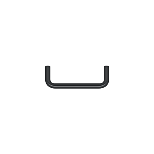 3-1/2" Center To Center Wire Cabinet Pull Paint Black
