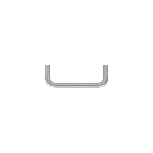 3-1/2" Center To Center Wire Cabinet Pull Brushed Chrome