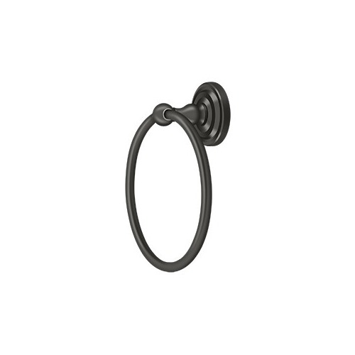 Deltana R2008-U10B 6-1/2" Diameter R Series Traditional Towel Ring Oil Rubbed Bronze