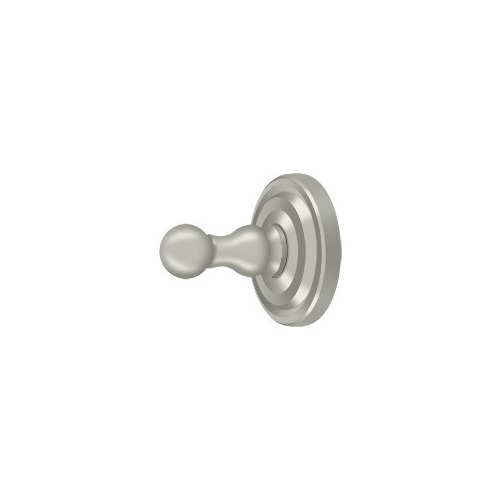 R-Series Robe Hook Single Satin Nickel - pack of 10