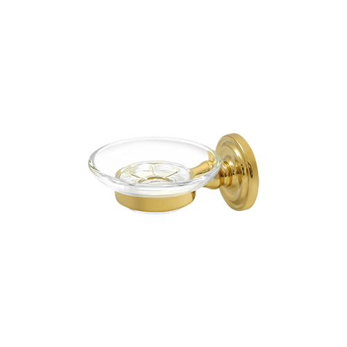 Deltana R2012-CR003 R Series Wall Mount Soap Dish Lifetime Polished Brass