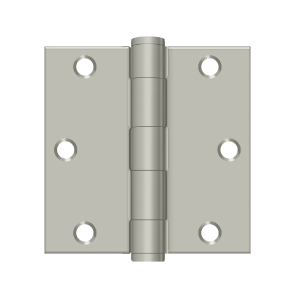 Deltana S35HD26D HD Value Choice for Indoor Applications Steel 3 1//2-Inch x 3 1//2-Inch Square Hinge