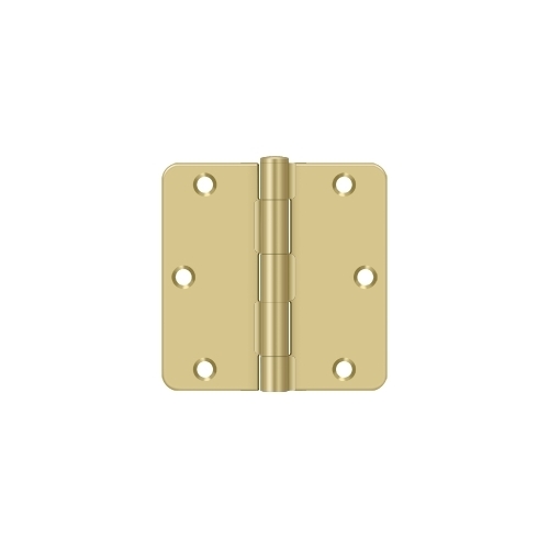 3-1/2" x 3-1/2" x 1/4" Radius Hinge, Residential Thicknes - 2 per pack x50 packs