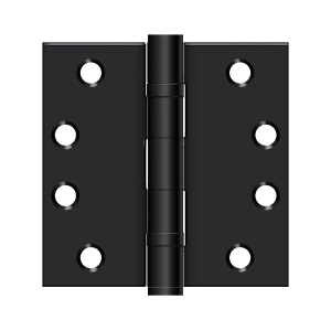 Deltana S44HDBB26 HD Ball Bearings Steel 4-Inch x 4-Inch Square Hinge