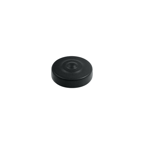 1" Diameter Round Cover Caps For Screw Heads Dimpled Paint Black