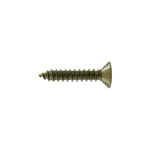 Deltana SCWB1010U5 #10, 1" Length Flat Head Phillips Drive Wood Screw Solid Brass Antique Brass