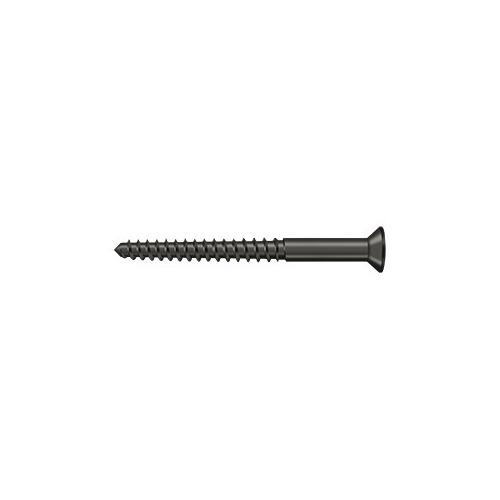 Deltana SCWB1225U10B #12, 2-1/2" Length Straight Root Morden Wood Screw Solid Brass Oil Rubbed Bronze