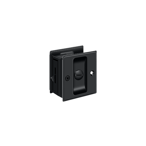 Heavy Duty Pocket Door Lock Privacy Black