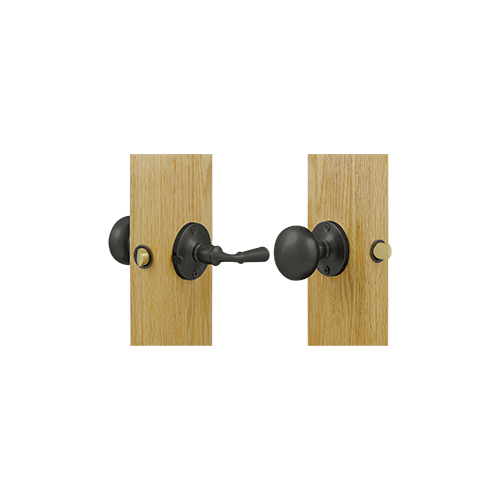 Deltana SDL980U10B Storm Door Latch; Round; Tubular Lock; Oil Rubbed Bronze Finish