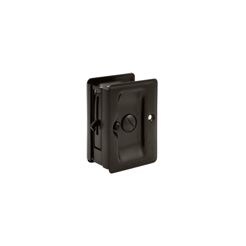 Heavy Duty Pocket Door Lock Privacy W/Adjustable Oil Rubbed Bronze