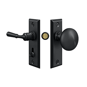 Storm Door Pull Handle & Lock Set in Black 1-1/4 Inch Thick Door-Door-90203-061