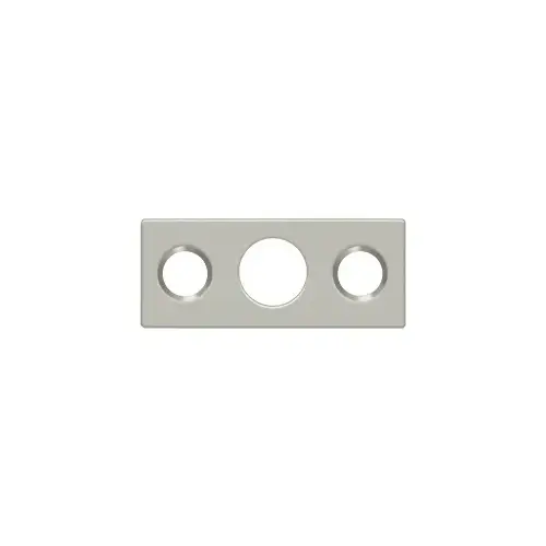 Deltana SP7FBR15 1-1/2" Height X 5/8" Width Strike Plate For 7" Flush Bolt Satin Nickel