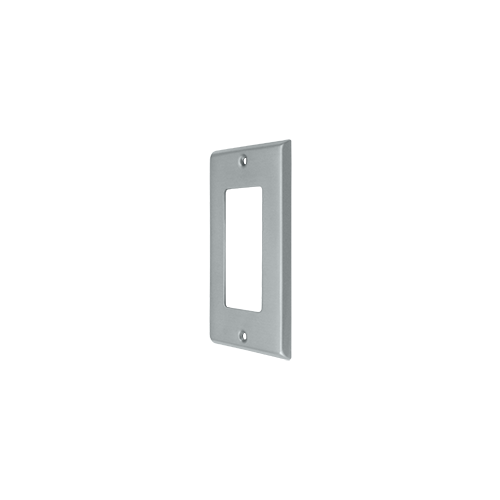 Deltana SWP4754U26D Switch Plate Cover 1 Rocker Brushed Chrome