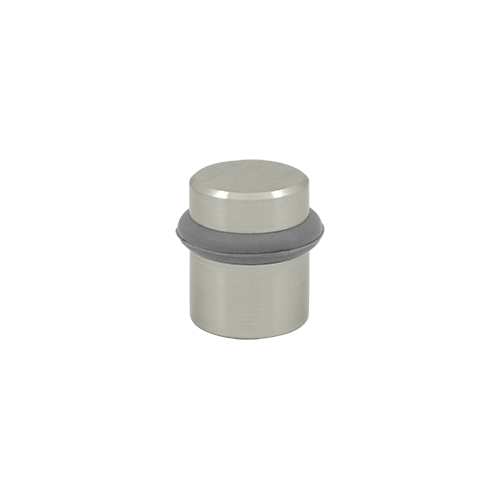 1-1/2" Height Round Universal Floor Bumper Satin Nickel