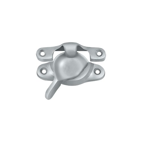 2-1/8" Center to Center Window Sash Lock Brushed Chrome
