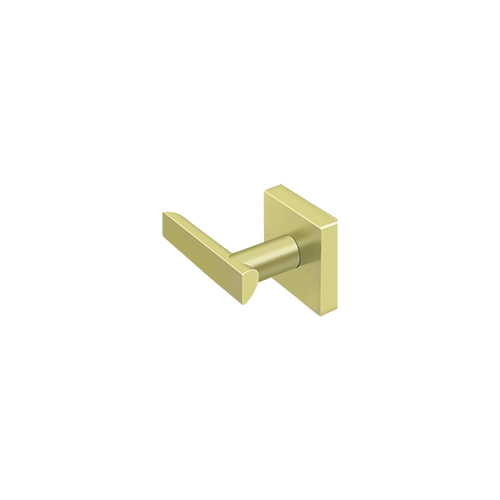 Elite Livingston Series Lever With Square Rose Dummy Polished Brass