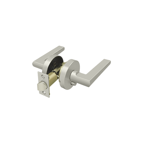 Elite Portmore Series Residential Lever Privacy Left Handed Brushed Nickel