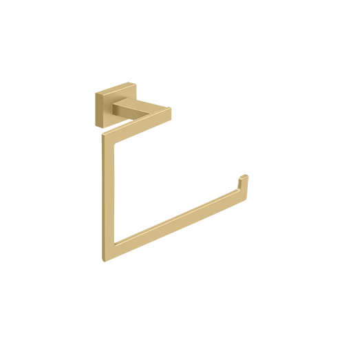 8-1/2" Length 55D Series Towel Ring Brushed Brass