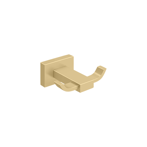 55D-Series Robe Hook Double Brushed Brass