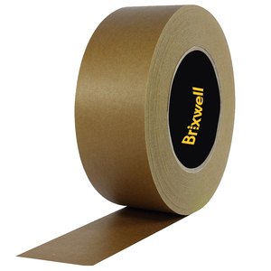 Brixwell DKH100006 Flatback Brown Paper Packing Tape 2 Inch x 60 Yard ...