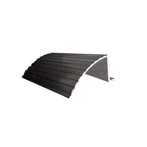 Black 74" Retractable Screen Door Round Sill Adaptor