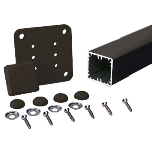 Matte Bronze 100 Series 42" Surface Mount Post Kit