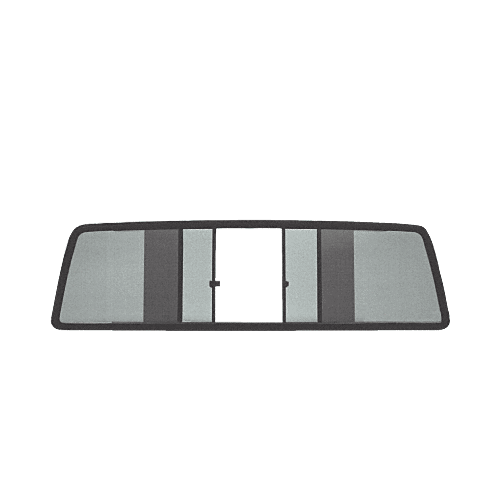 CRL TSW875S Duo-Vent Four Panel Slider with Solar Glass for 1982-1993 GMC/Chevy S-Series Truck