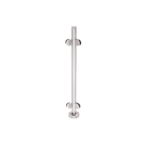 CRL PR42APS Polished Stainless 42" Steel Round Glass Clamp 135 Degree Center Post Railing Kit