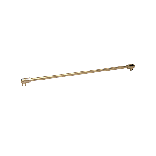 Brass 51" Frameless Shower Door Fixed Panel Glass-To-Glass Support Bar for 3/8" to 1/2" Thick Glass