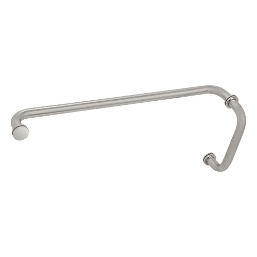 Satin Chrome 8" Pull Handle and 22" Towel Bar BM Series Combination With Metal Washers