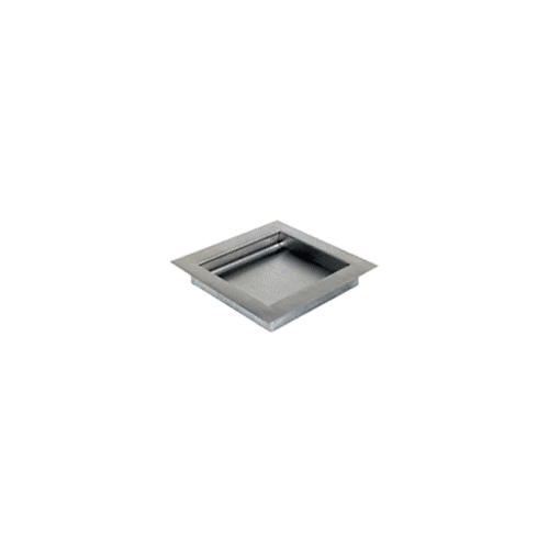 Brushed Stainless Non-Ricochet Level 3 Bullet Resistant 16" W x 12" D x 2" H Drop-In Deal Tray