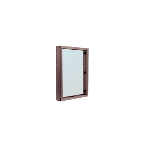 CRL S1V1DU Duranodic Bronze Aluminum Standard Inset Frame Interior Glazed Vision Window