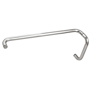 CRL BMNW8X22CH Polished Chrome 8" Pull Handle and 22" Towel Bar BM Series Combination Without Metal Washers