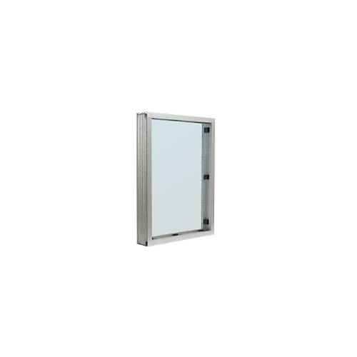 CRL S1V1A Satin Anodized Aluminum Standard Inset Frame Interior Glazed Vision Window